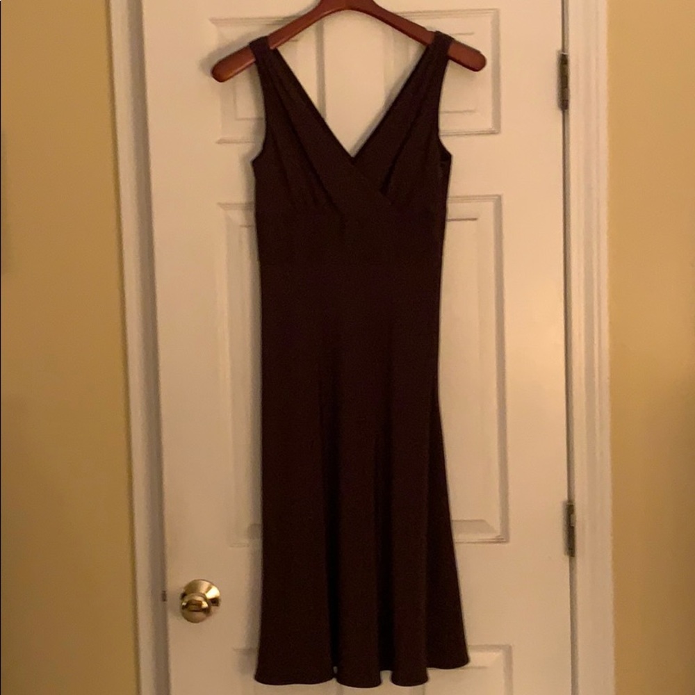 J.Crew Brown Silk Dress